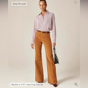 J. Crew Factory Mustard Corduroy Pants